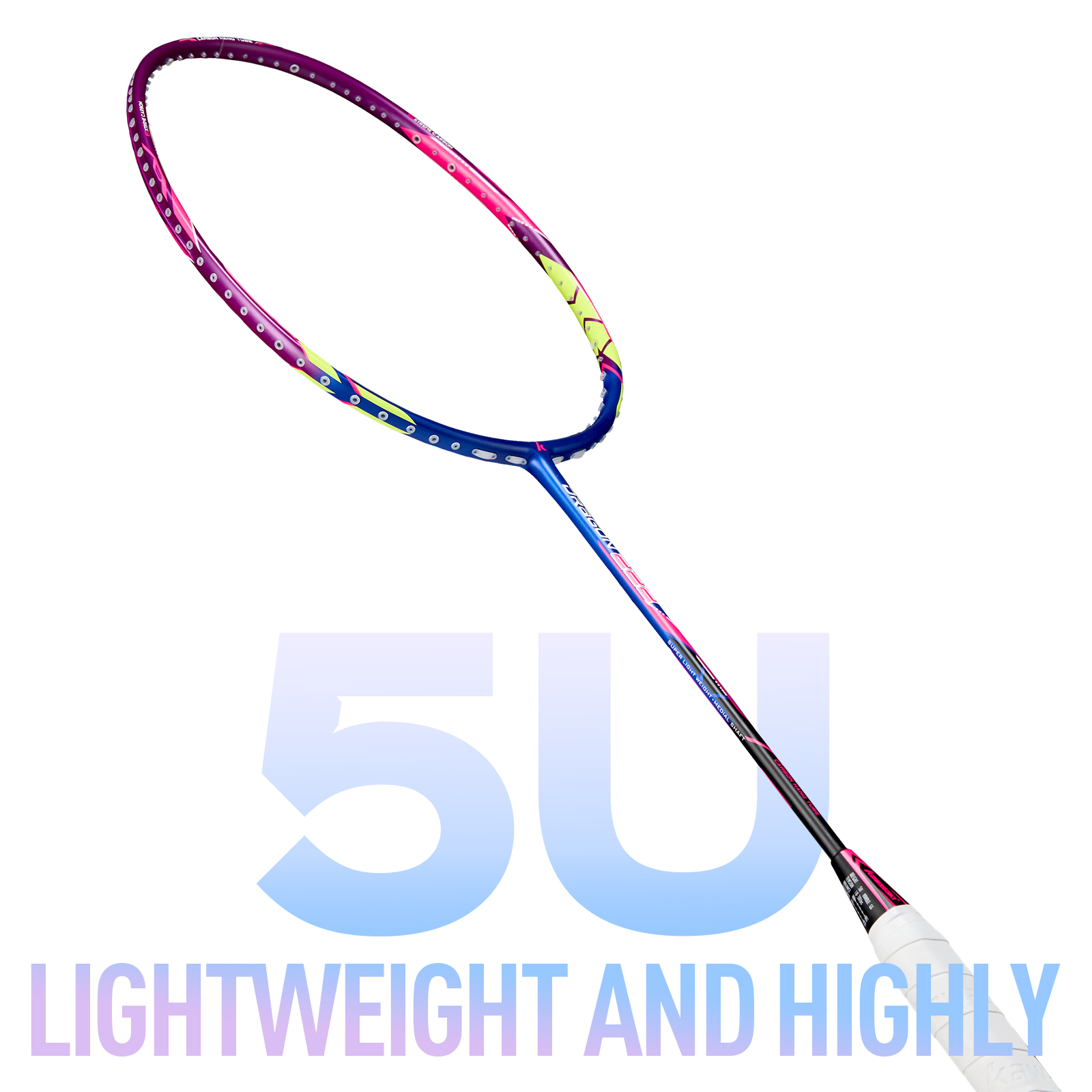 Badminton Raket - ไม้แบดมินตันคาวาซากิ 5U Dragon 222 ไม้แบดมินตันแบบยืดหยุ่นระดับมืออาชีพ 24T