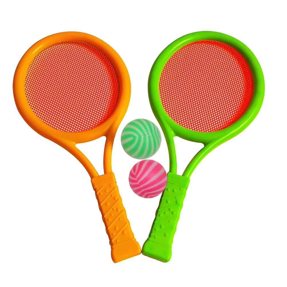 Badminton Fun Game - ชุดไม้เทนนิสแบดมินตันและลูกบอลสำหรับเด็ก กิจกรรมกีฬาสนุกสนานกลางแจ้งและในร่ม เกมสำหรับเด็กชาย เด็กหญิง และกิจกรรมเสริมสร้างความสัมพันธ์พ่อแม่ลูก