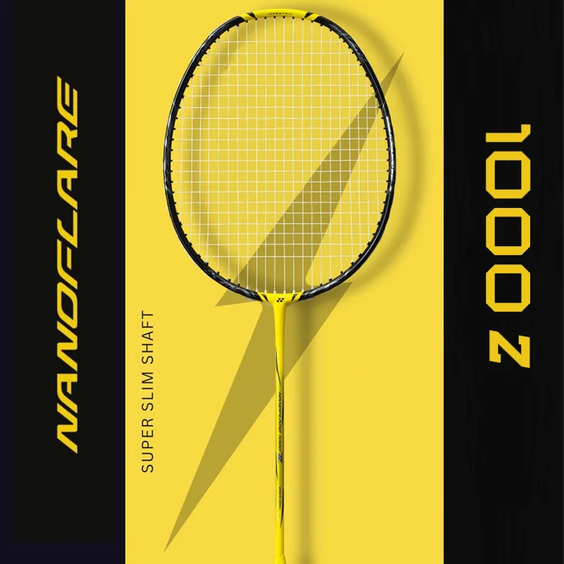 Badminton Raket - ไม้แบดมินตัน YONEX NANOFLARE 1000Z คาร์บอนน้ำหนักเบา ไม้แบดมินตันความเร็วสูง