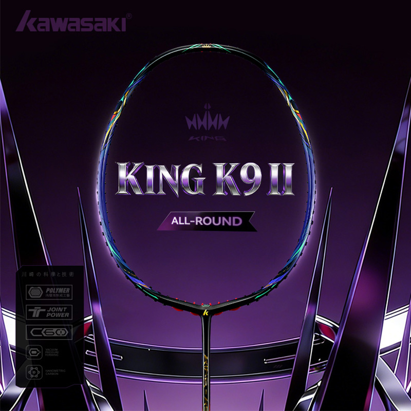 Kawasaki KING K9 4U ไม้แบดมินต - Badminton Raket บทวิจารณ์และราคา