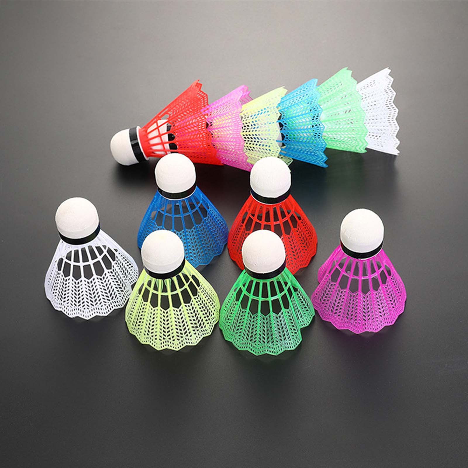 12 ชิ้นแบดมินตันพลาสติกสีขาวแบ - Badminton Fun Game บทวิจารณ์และราคา